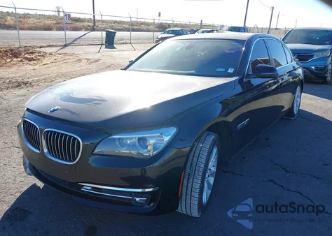 2014 BMW 740Li from USA, damaged, VIN WBAYE4C57ED138277